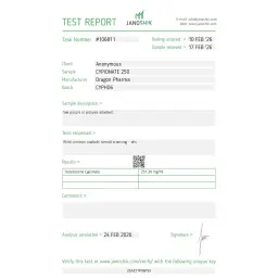 Cypionat 250 lab test result (2026-02-24)