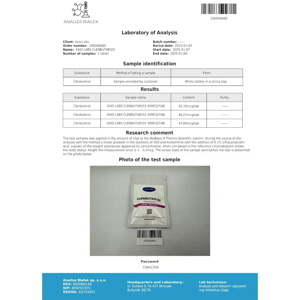 Clenbutaplex 40 mcg