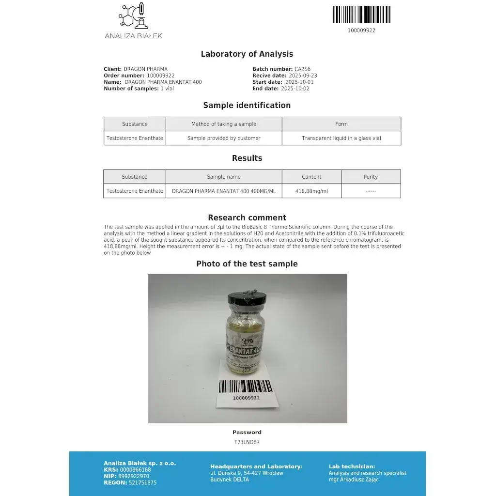 Enanthate 400 mg