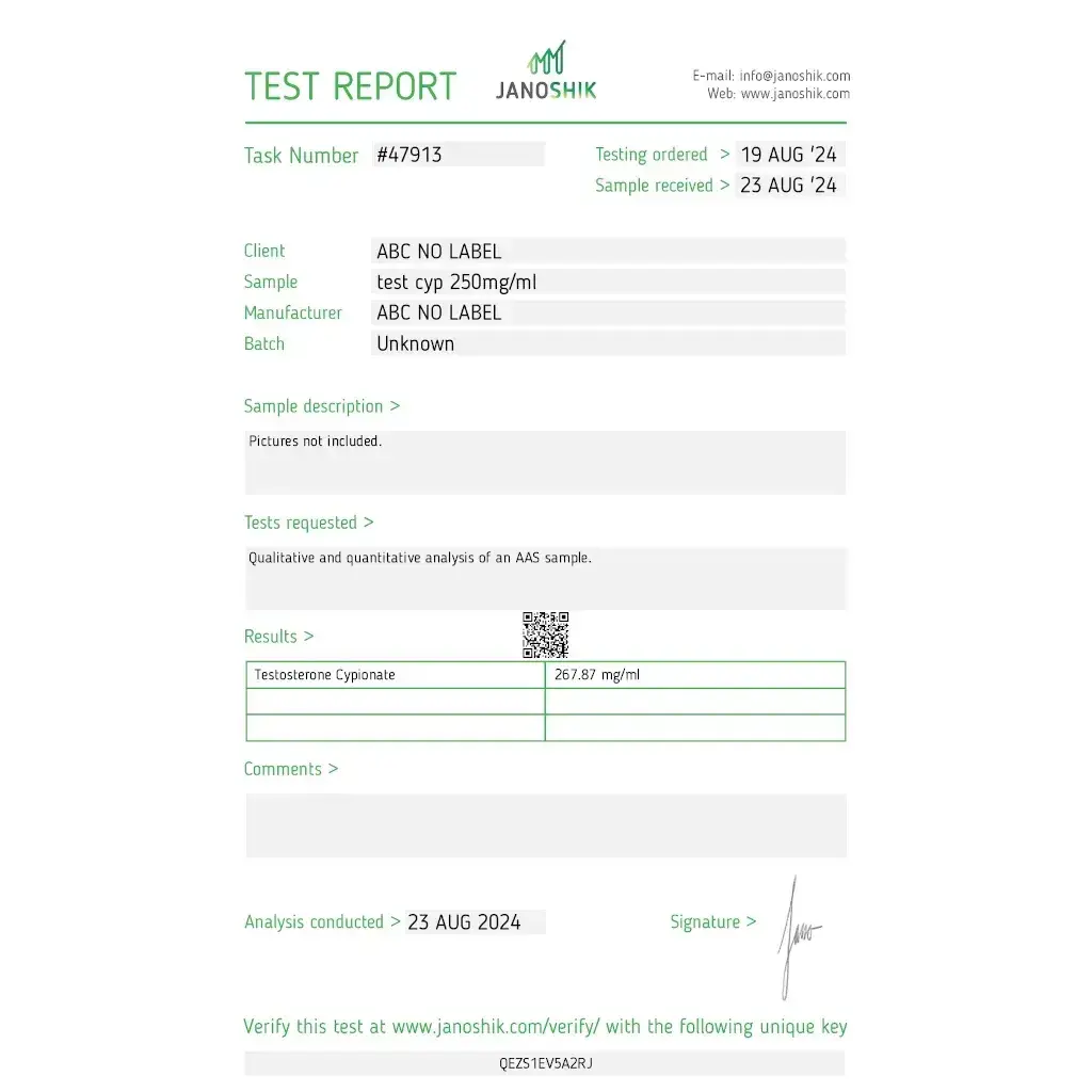 Testosterone Cypionate 250