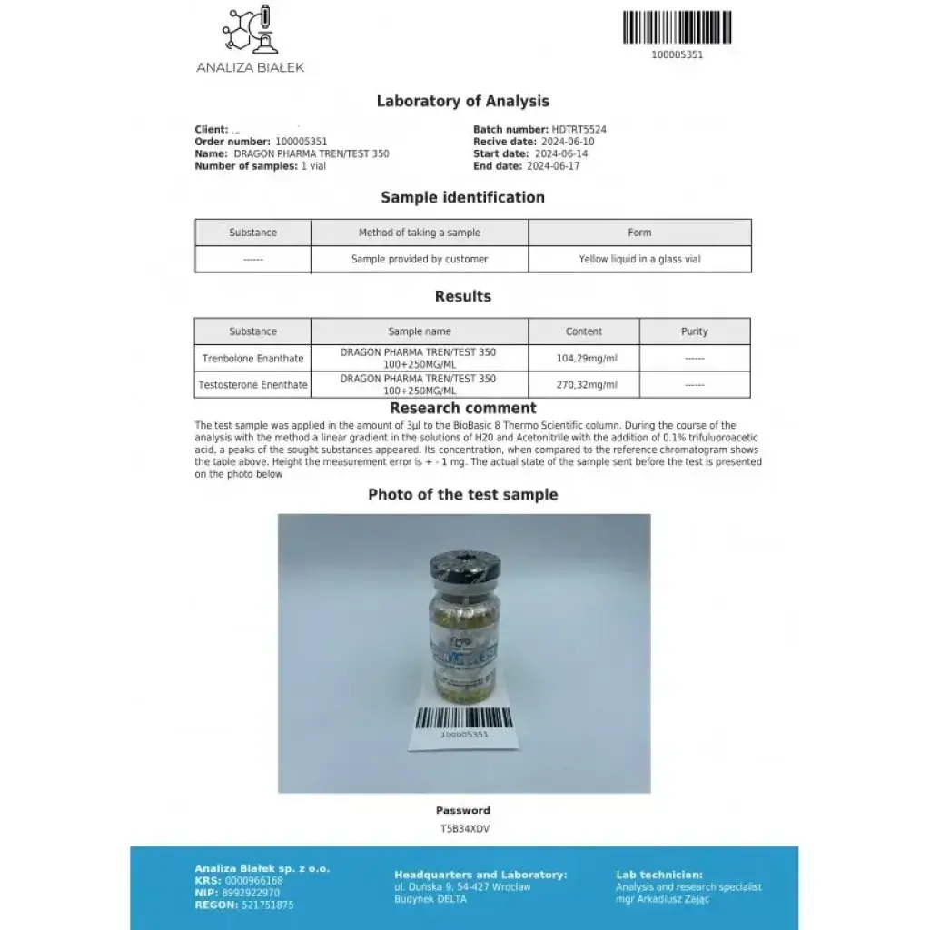 Tren/Test 350 mg