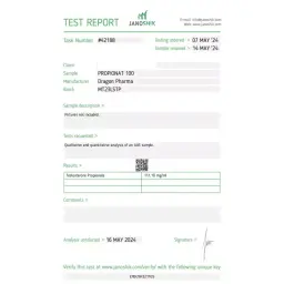 Propionat 100 lab test result (2024-05-16)