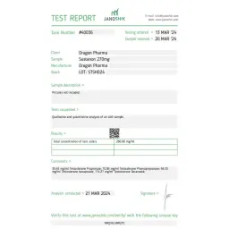 Lab Test Sustanon 270 March 2024